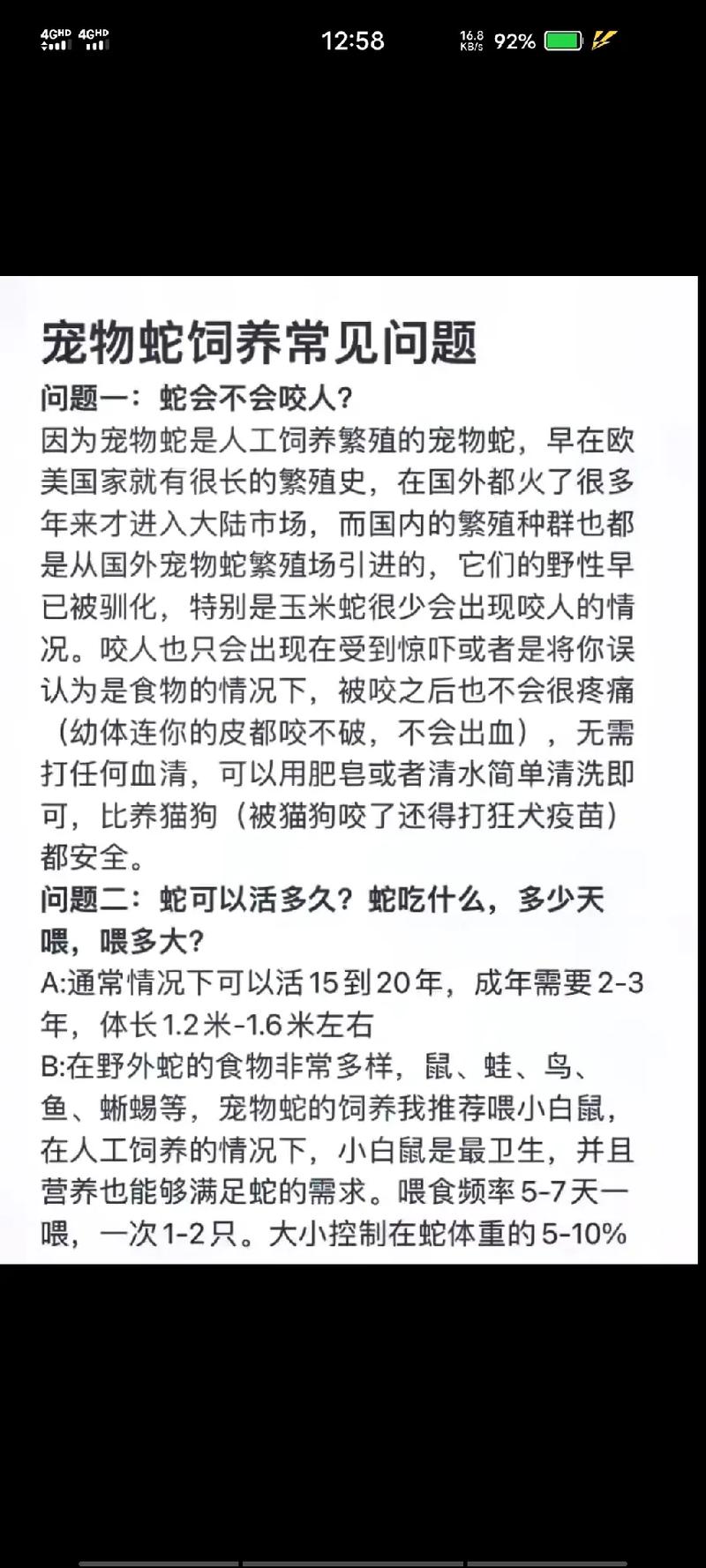 宠物蛇饲养教程注意事项，宠物蛇饲养教程注意事项视频